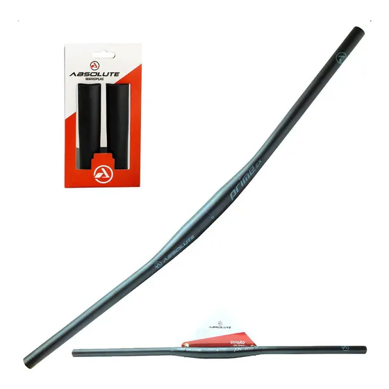 Guidão Reto Absolute Prime Ex 31,8mm 780mm Manoplas Absolute