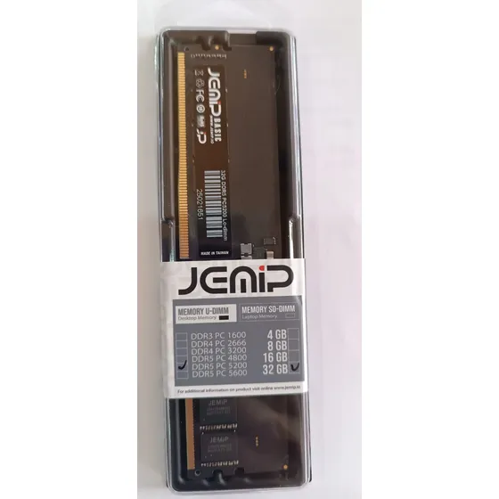 Memoria 32gb Ddr5 5200mhz Jemip Para Pc - Udimm