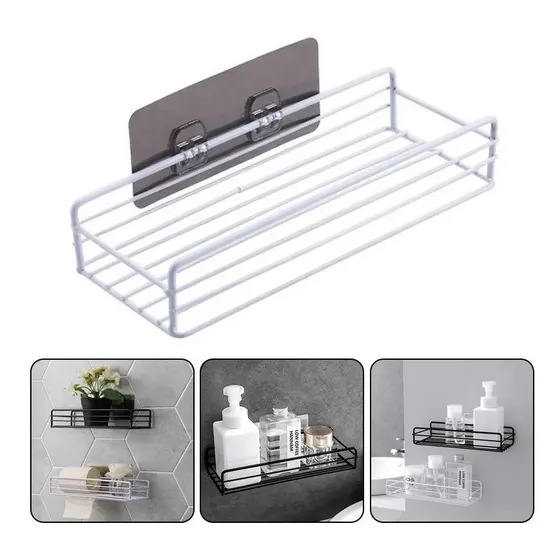Organizador Autoadhesivo Estante Metal Multiuso 