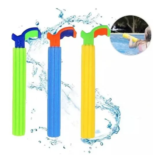Pistola De Agua Lanzador Bastón De Espuma 45cm Colores