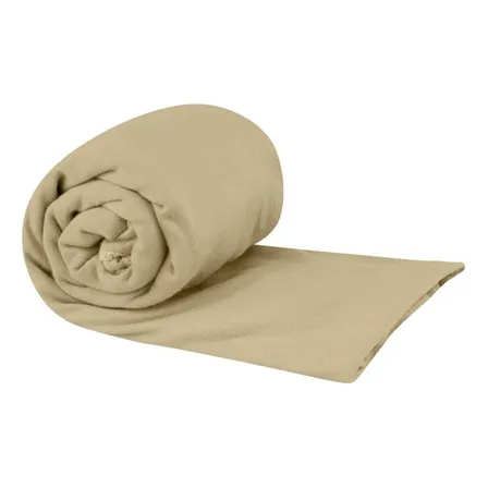 Toalla Microfibra Sea To Summit Pocket Towel Medium Marrón Claro Lisa