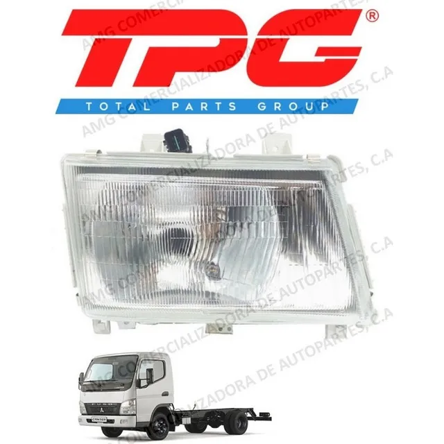 Faro Delantero Mitsubishi Canter (vidrio) Izquierdo Tpg