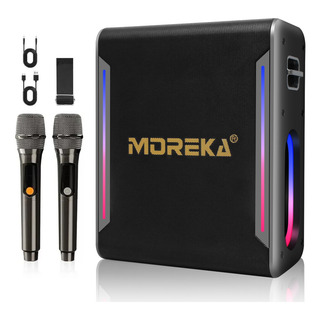 Bocina Bluetooth Moreka A29 Max 80w Con 2 Micrófonos Bocina Bluetooth Moreka A29 Max 80w Con 2 Micrófonos