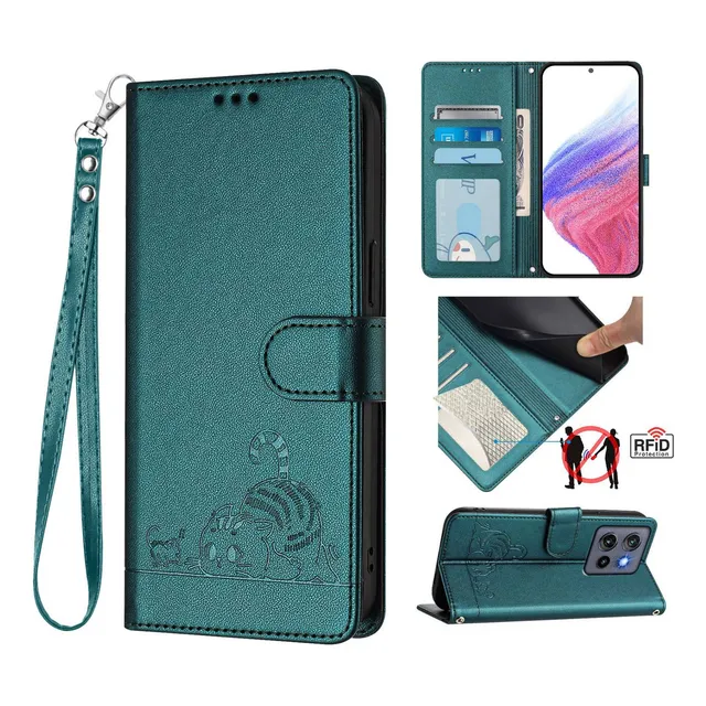 Funda De Piel Tipo Cartera Para Nokia C32 C30 C300 C22 C20 C12 C10 C02 C01 C1