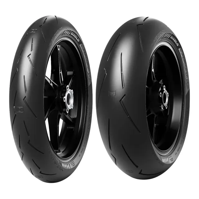 Par Pneu 120/70r17 + 190/55r17 Diablo Super Corsa Spv4 Moto