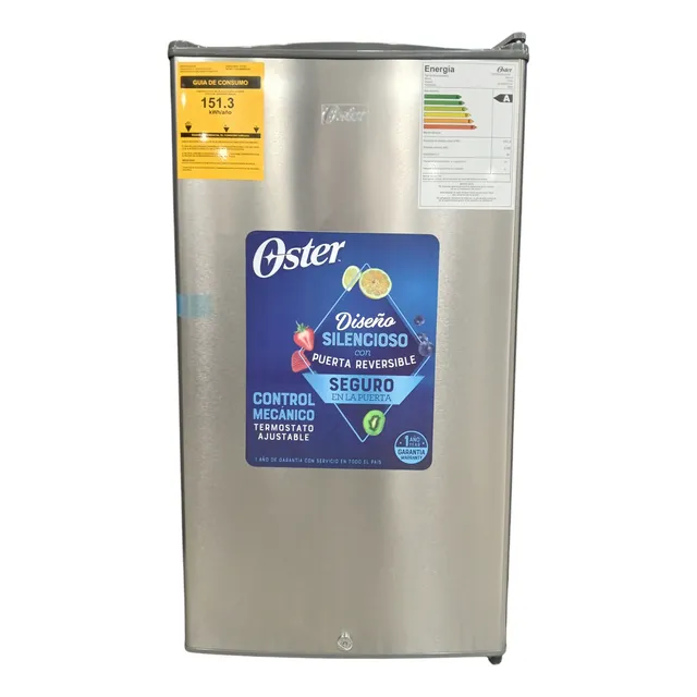 Nevera Ejecutiva Oster 91l Osmbke03s Gris