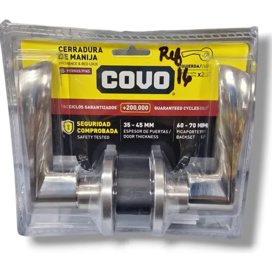 Cerradura De Manija Lado Izquierdo +2 Llaves Marca Covo