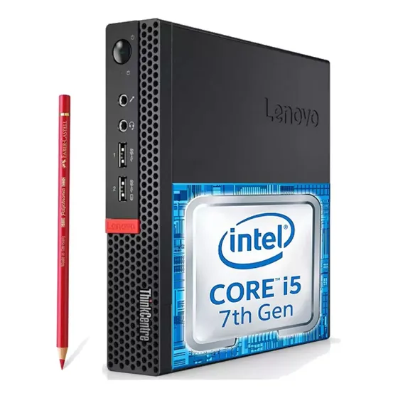 Mini Pc Lenovo I5 7a Ger M910q 8gb Ssd 256 Win10 Pro 127/220V