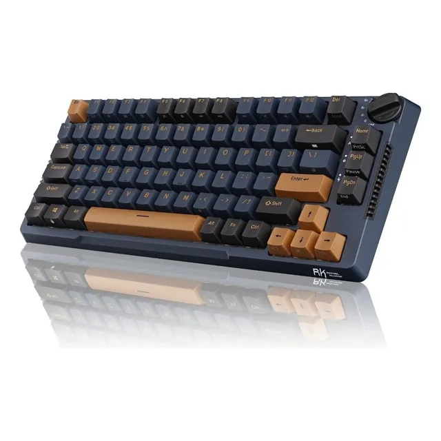 Teclado Royal Kludge Rk-h81 Star Night Sky Cyan Switch Idioma Inglés Us