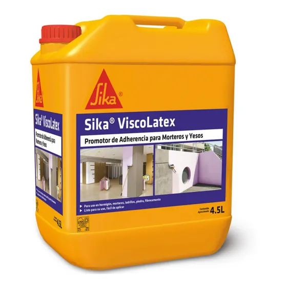 Sika Visco Latex Promotor Adherencia Para Yesos Bidon 4.5 L