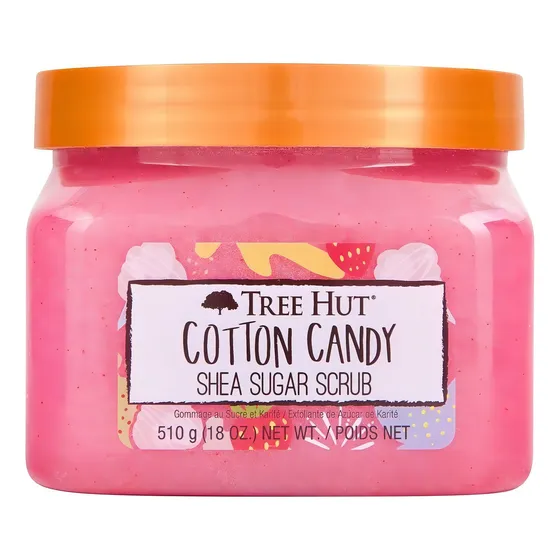 Tree Hut Exfoliante De Azucar De Algodon De Azucar 510 Gr Tipo de envase Bote Fragancia Algodón de azúcar