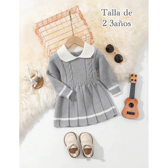 Vestidos Tejido Para Niña De Shein 2-3 Años