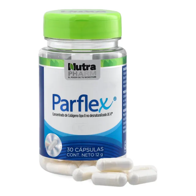 Parflex capsulas x 30,colageno Nutrapharm suplemento