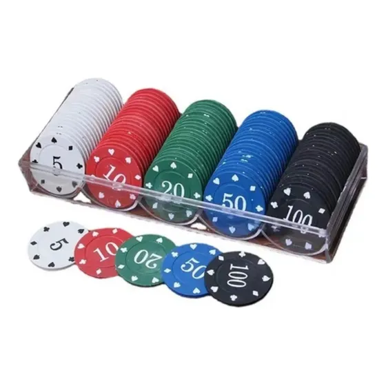 Fichas Juego De Poker Para Fichas 100 Piezas De 5 A 100