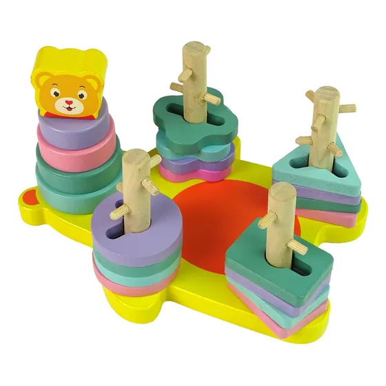 Juego De Encastre Figuras Geométricas