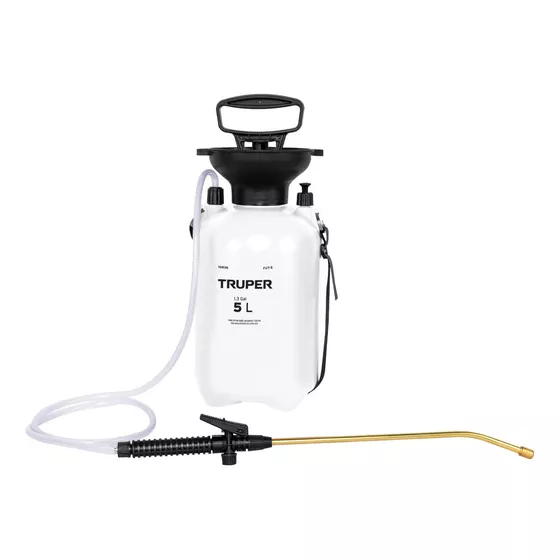 Truper Fut-5 Aspersora Fumigador Manual Agrícola 5 Litros Color Blanco
