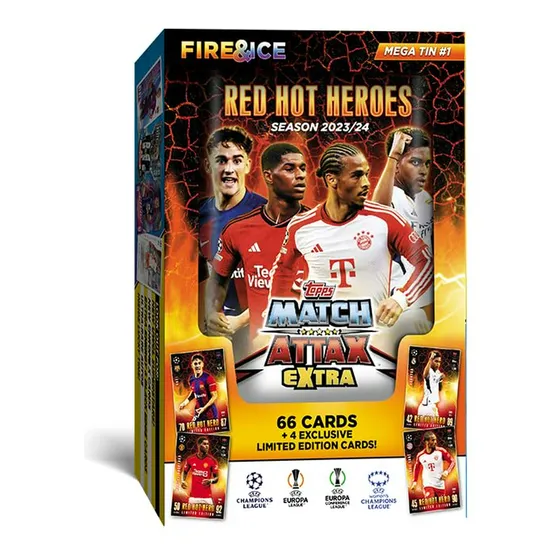 Cartas Topps Match Attax Extra Champions League - Mega Tin
