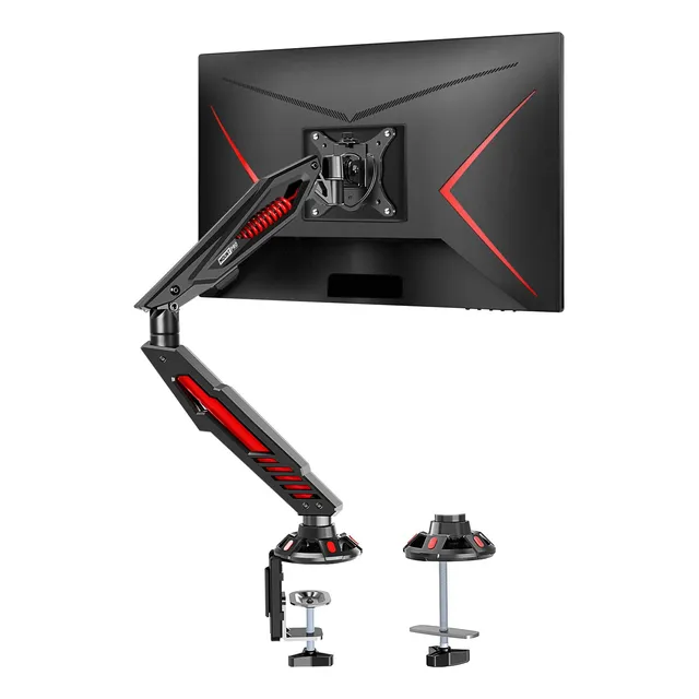 Brazo Soporte Monitor Gamer Mount Pro 32'' Led Rgb -rojo
