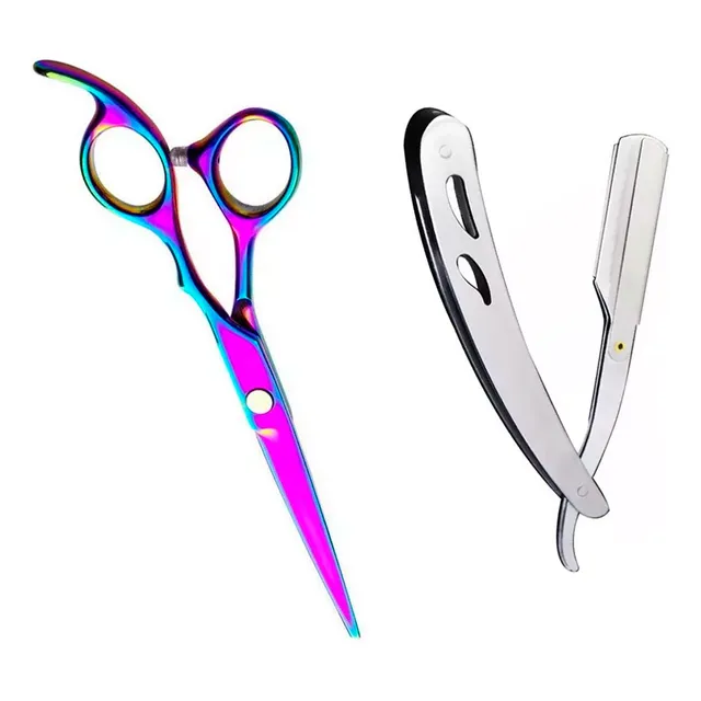 Tijeras Profesional Corte Peluqueria + Barbera Barberia Meta