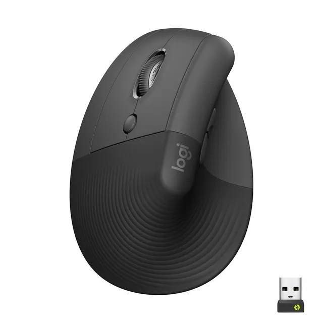 Mouse Inalambrico LOGITECH LIFT Left Vertical Ergonomico Izquierdo Grafito