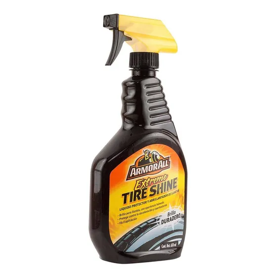 Líquido Protector Abrillantador Armor All De Llantas 650ml Color Negro