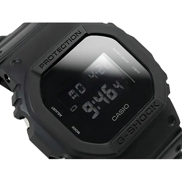 Reloj Casio G-shock Dw-5600bbn-1dr Hombre Color de la correa Negro Mate Color del bisel Negro Mate Color del fondo Negro