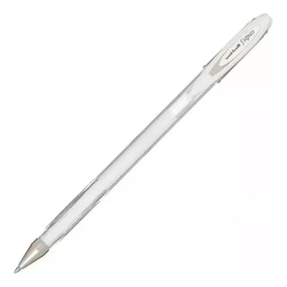 Lapicera Blanca Uni-ball Roller Gel Signo.0.7mm