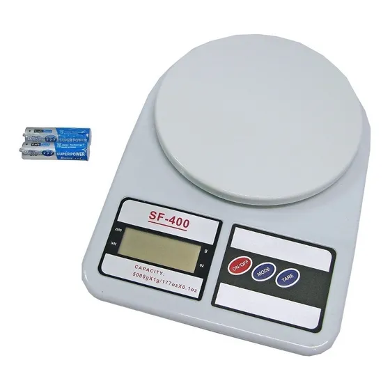 Balanza Peso Digital De De 0 A 7 Kg Cocina Negocio + Pilas