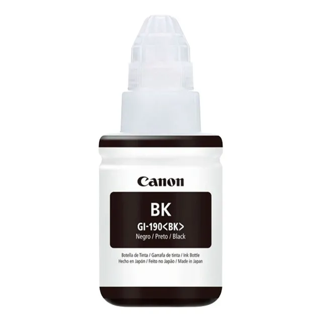 Cartucho De Tinta Canon Gi 190 Color Negro De 135 Ml
