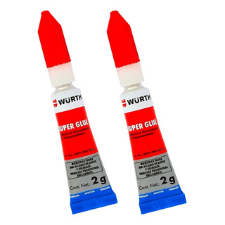 X2 Pegamento Instantaneo Wurth 2g Super Glue Tipo Gotita X2 Pegamento Instantaneo Wurth 2g Super Glue Tipo Gotita