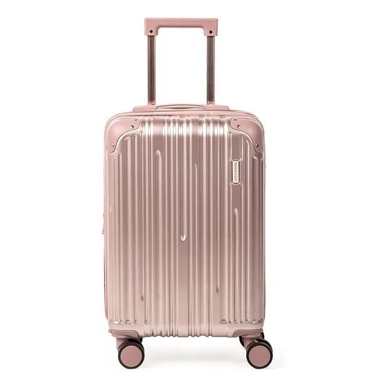 Mala De Bordo Abs 4 Rodas Monte Carlo Rose