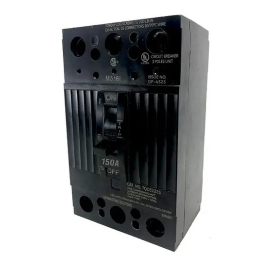 Breaker Tqd 3x150 A General Electric Original Brazil Nuevo