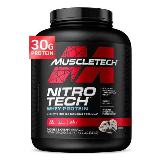 Proteína En Polvo Muscletech Nitro-tech Cookies & Cream 1,8 