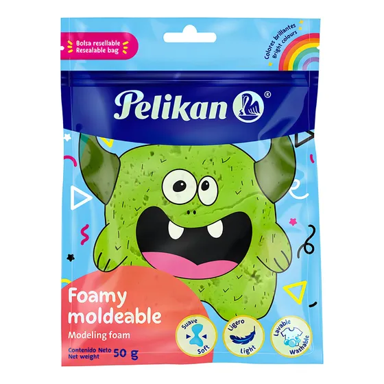 Foamy Moldeable Pelikan - Bolsa 50 Gramos Color Verde Claro