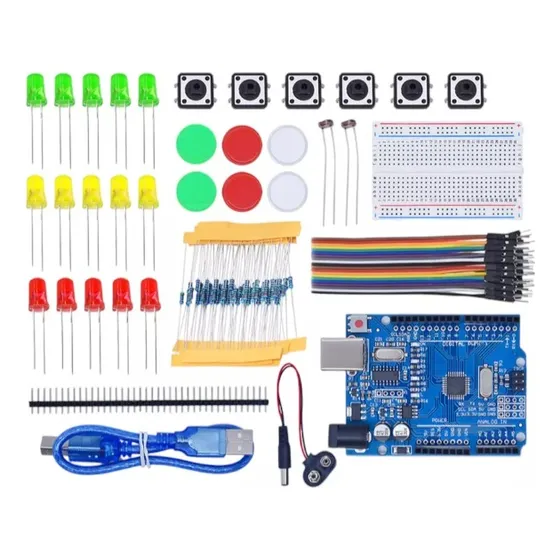 Starter Kit Iniciación Para Placa Tipo Arduino Uno 