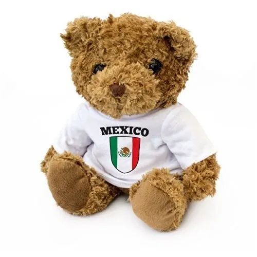 Nuevo - Mexico Flag Teddy Bear - Lindo Y Cuddly - 1r28u