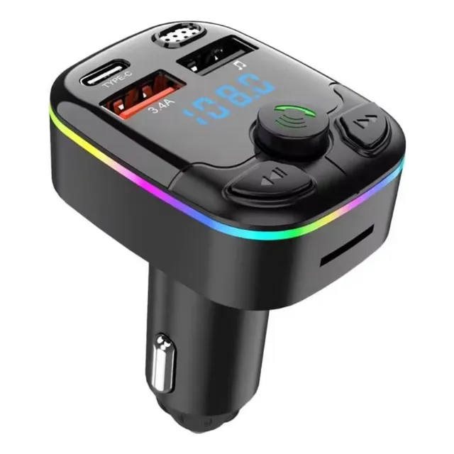 Cargador Transmisor Fm Bluetooth Para Carro Manos Libres