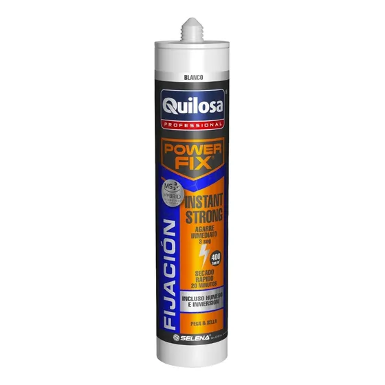 Adhesivo Sellador Inmediato Power Fix Quilosa Pomo 430g Mc