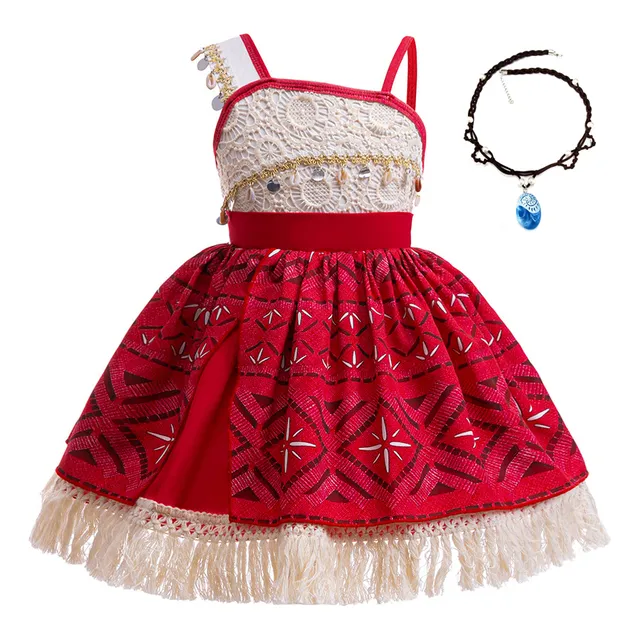 Chica Halloween Moona Personaje Vestido Princesa Borla Vestido Fiesta De Cumpleaños Infantil Vestido Traje De Collar
