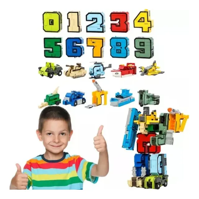Super Transformers Montar Desmontar Carro Educativo Numeros