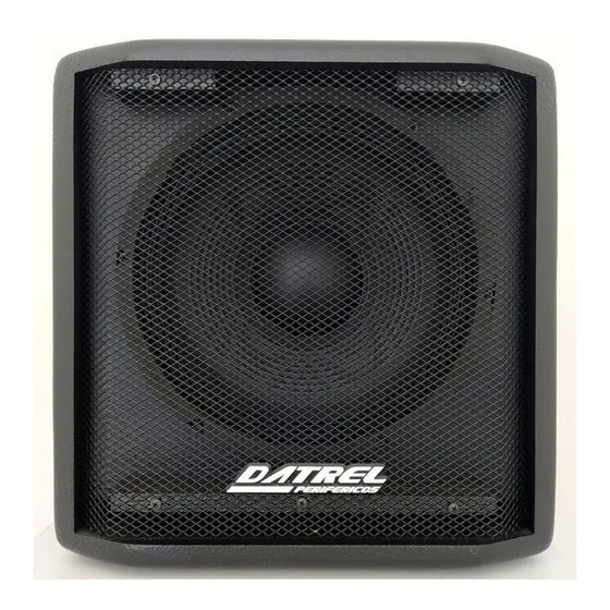 Caixa De Som Subwoofer Ativo Sub 300w Grave Igreja Show Banda Eventos Profissional Datrel Swa-300 Cor Preto 127/220V