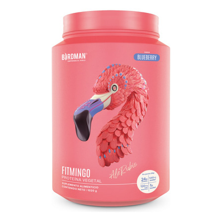 Birdman Proteína Vegetal Fitmingo 1020g By Ale Rubio Sabor Blueberry Birdman Proteína Vegetal Fitmingo 1020g By Ale Rubio Sabor Blueberry