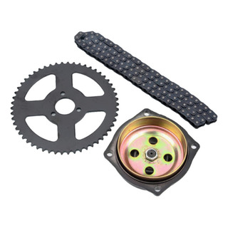 Cadena T8f Con Piñón Trasero De Caja De Cambios Para Minimot Cadena T8f Con Piñón Trasero De Caja De Cambios Para Minimot