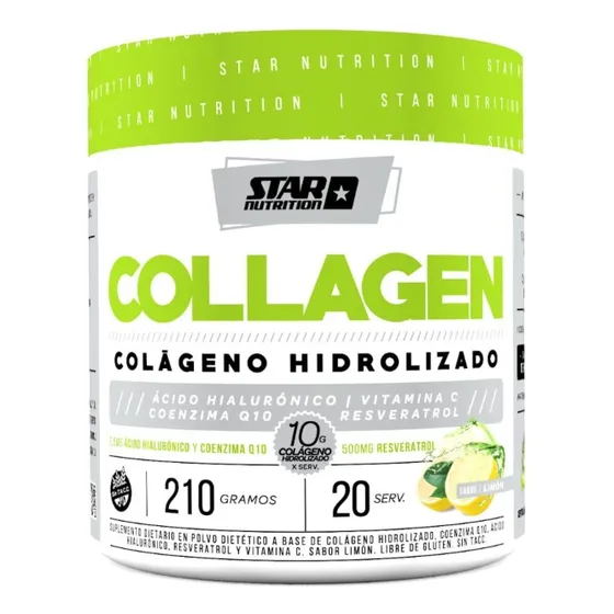 Star Nutrition Colageno Hidrolizado X 210 Gr - Sabor Limon
