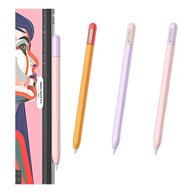 Fundas De Silicona Para Apple Pencil Pro Generación, 3 Pz