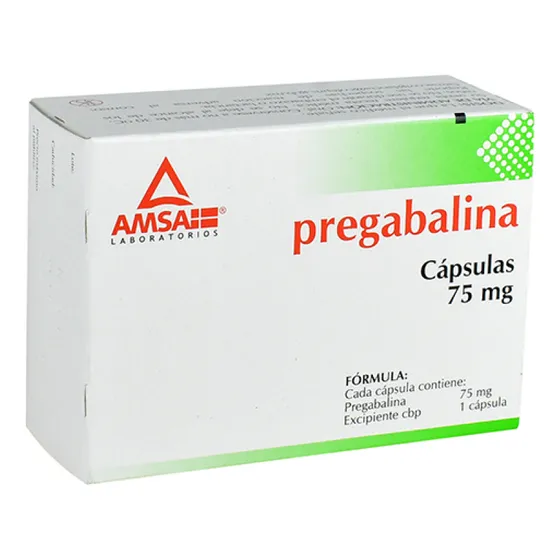 Pregabalina 75 Mg 28 Caps.