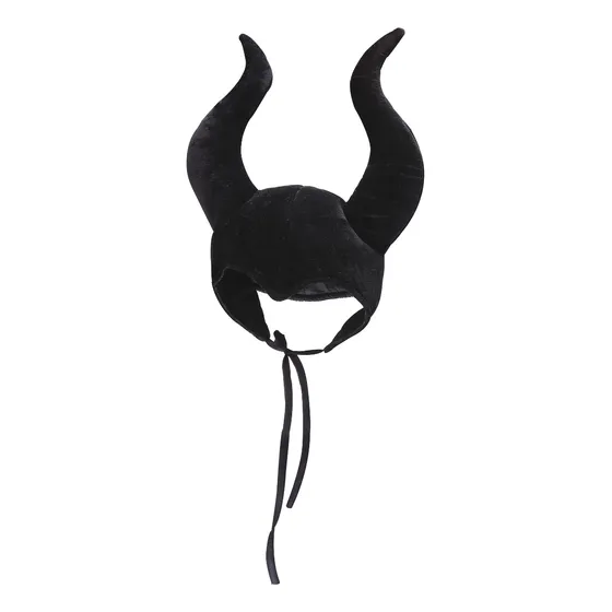 Gorro Cuernos Malefica Adulto Sombrero Disfraz