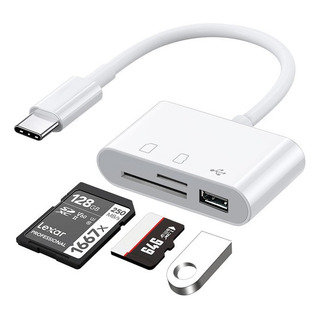 Adaptador Lector Tarjetas Usb Tipo-c Sd Tf Otg Pc Telémóvil Adaptador Lector Tarjetas Usb Tipo-c Sd Tf Otg Pc Telémóvil