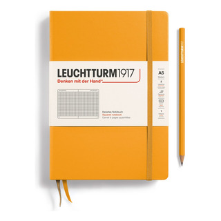 Cuaderno A5 Tapa Dura Cuadro Amarillo Leuchtturm1917 Cuaderno A5 Tapa Dura Cuadro Amarillo Leuchtturm1917