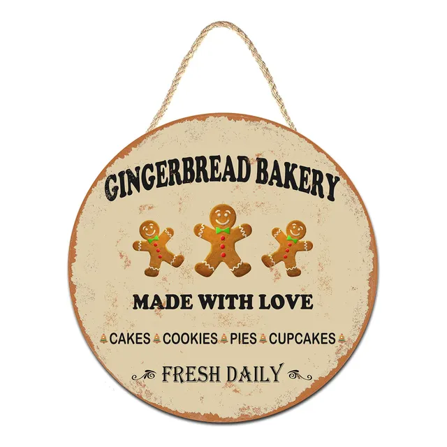 Panaderia Jengibre Hecha Pastel Amor Fresco Para Uso Diario